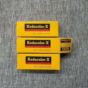Vintage Kodak Kodacolor-X Colour Negative Film CX 620 - Expired 03/1972 Lot of 3